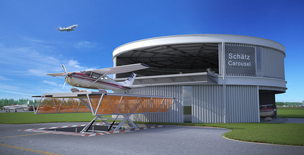Vertical Carousel Hangar Baden Baden